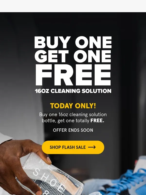 Reshoevn8r - ⚡ FLASH SALE: BOGO 16oz Shoe Cleaning Solution