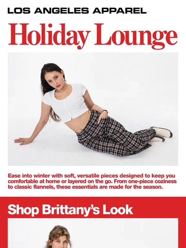 Los Angeles Apparel - Holiday Lounge