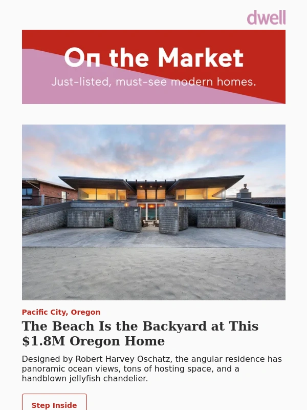 Dwell - The Beach Is the Backyard at This $1.8M Oregon Home