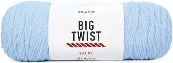 Value 380yd Worsted Acrylic Yarn by Big Twist