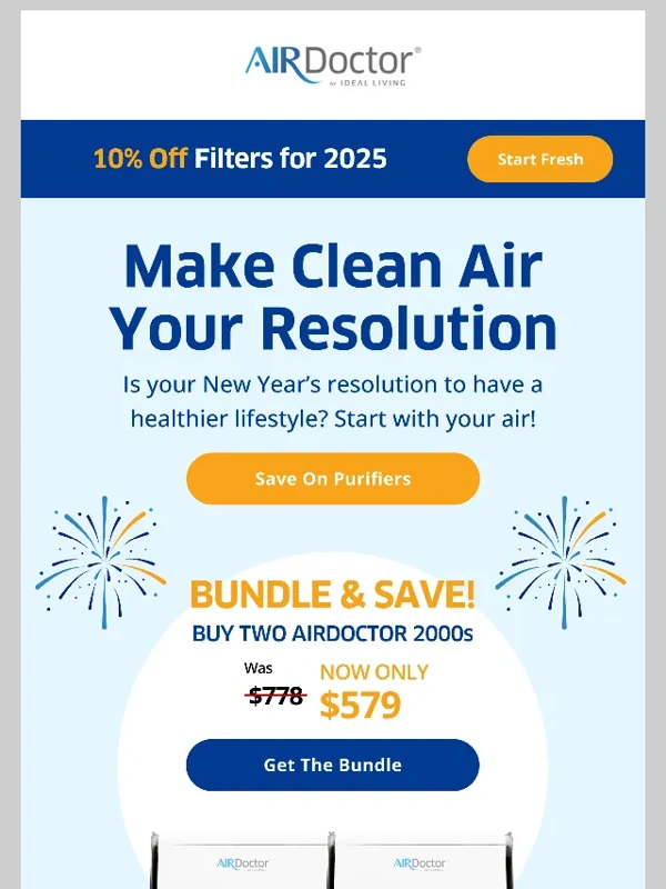 AirDoctor - Limited-Time bundle deal to kickstart your year of clean air! ✨?