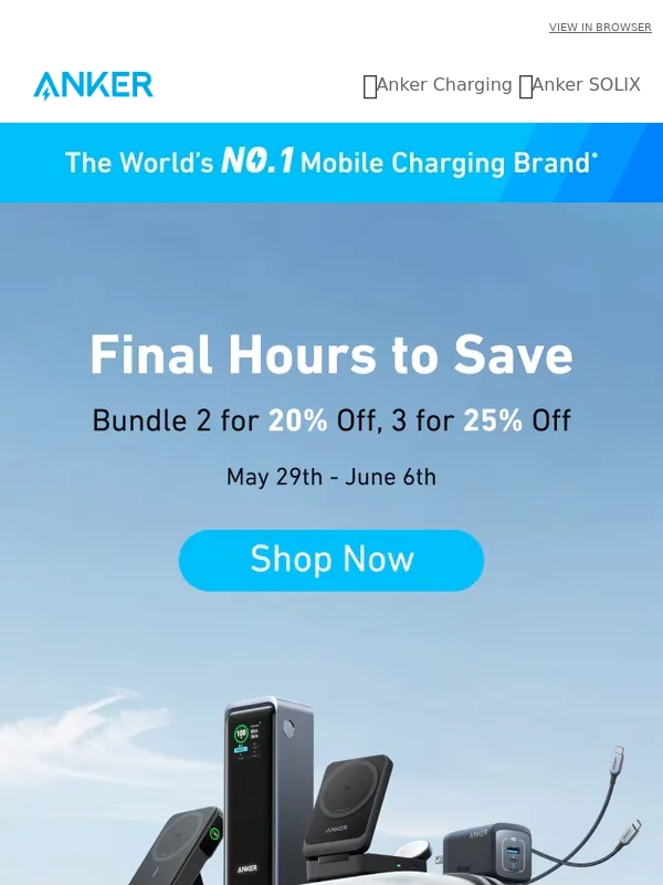 Anker - Last Call for On-the-Go Deals and Freebies! ?