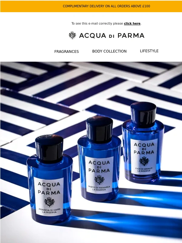 Acqua di Parma - Blu Mediterraneo La Riserva