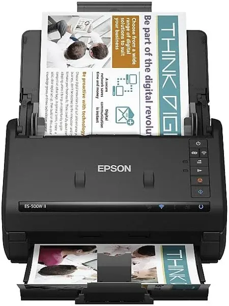 Epson WorkForce ES-500W II Desktop Document Scanner