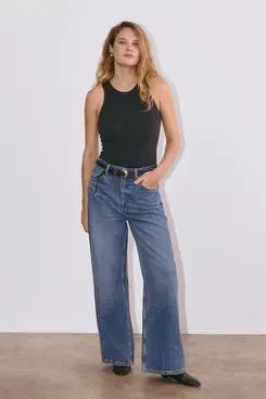 Everlane The Cutaway Tank Bodysuit - Black, Bikini