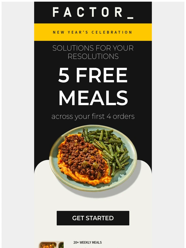 Factor Meals - ?An offer to support your goals