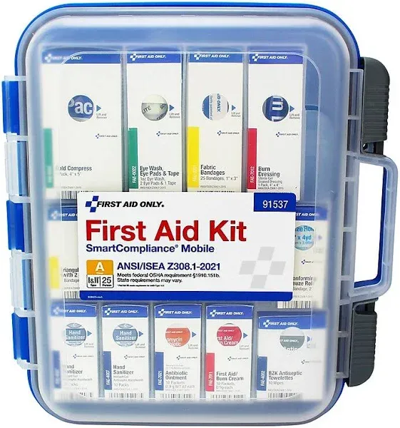 First Aid Only SmartCompliance Plastic First Aid Kit 91537