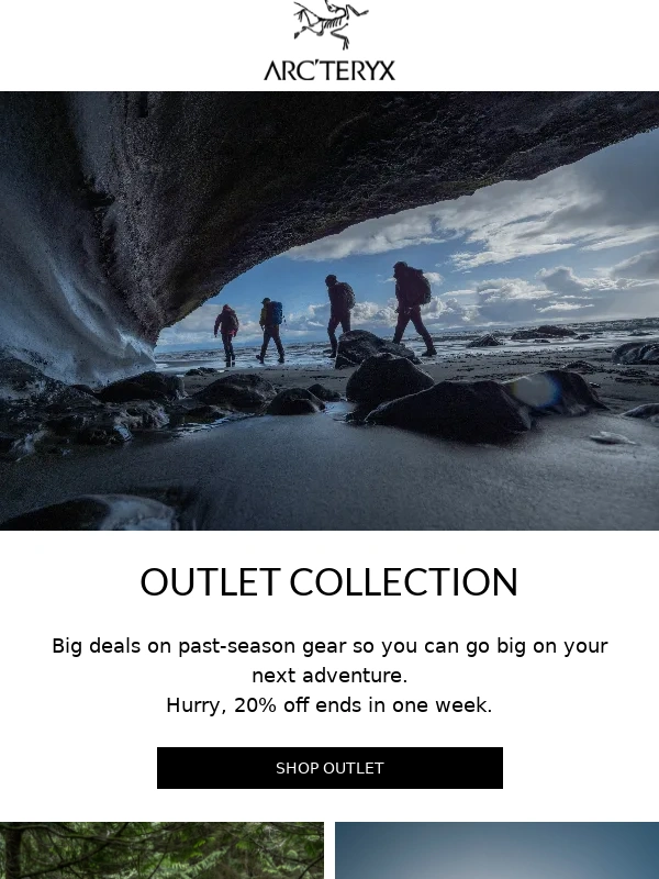 Arc Teryx - 20% off past-season favourites