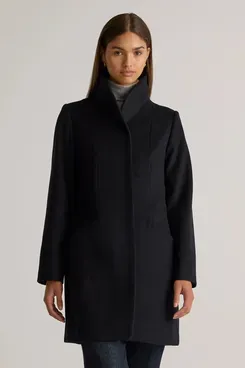 Quince Womens Italian Wool Cocoon Coat
