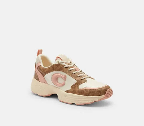 Coach Outlet Strider Sneaker In Signature Canvas Women's