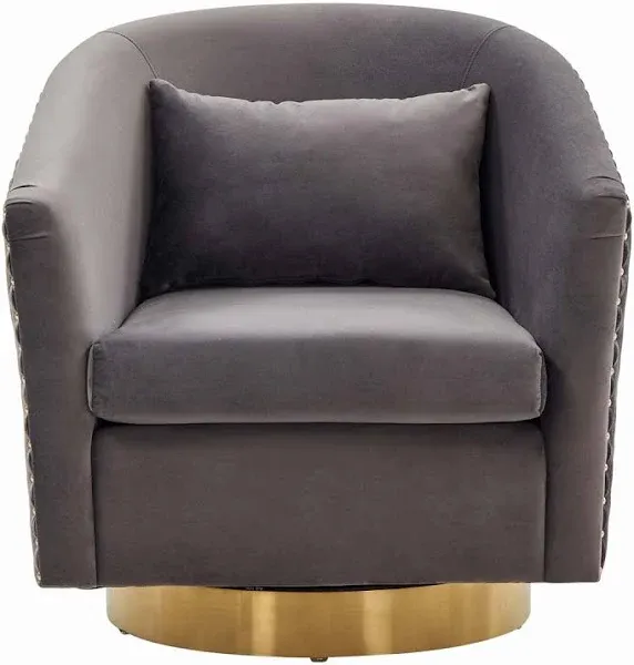 Safavieh Clara Quilted Swivel Tub Chair