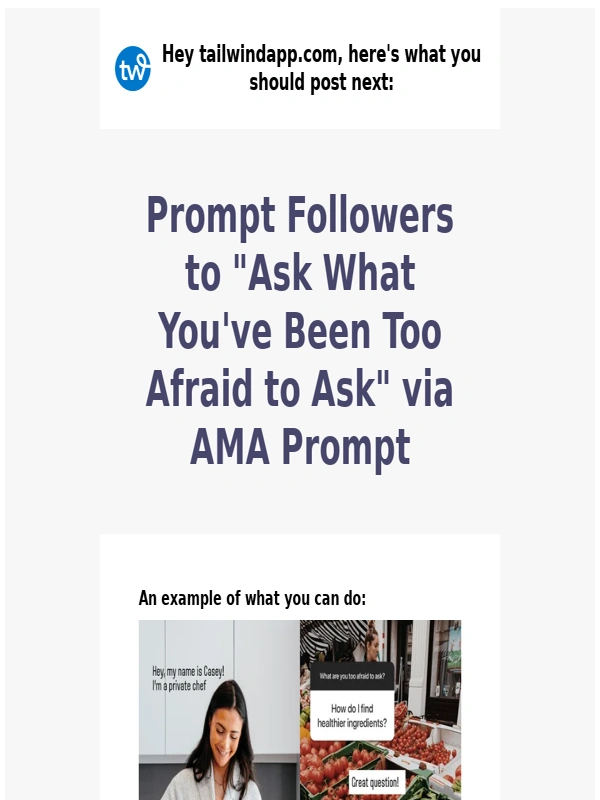 Tailwind - Your Tailwind Marketing Campaign Summary for 2024-09-30