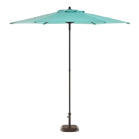 7.5 ft. Steel Market Outdoor Patio Umbrella