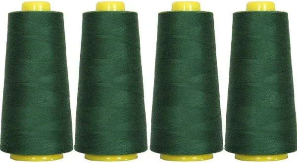 Four Cone Set of Polyester Serger Thread