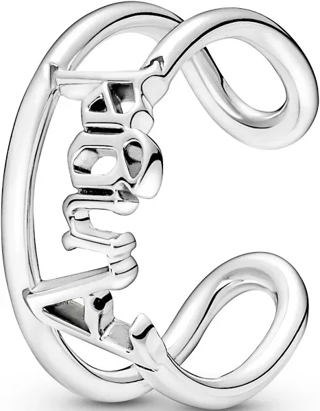 Pandora Sterling Silver Angel Open Ring