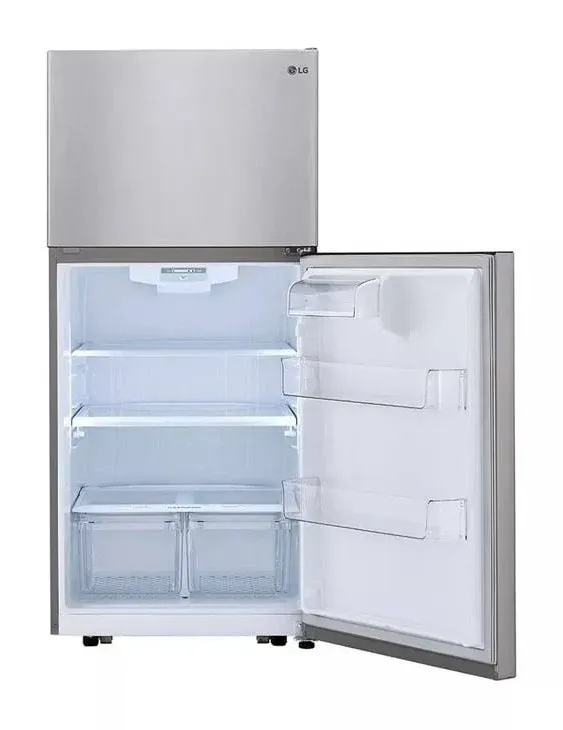 LG LTCS20020S 20 Cu. ft. Top Freezer Refrigerator - Stainless Steel