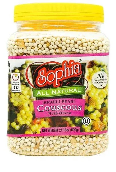 Sophia All Natural Israeli Pearl Couscous with Onion