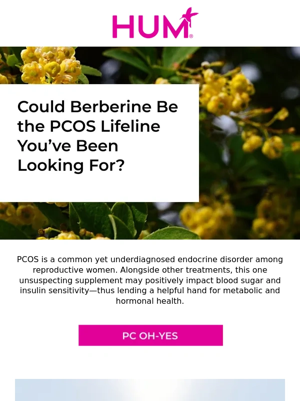 HUM Nutrition - Should you try berberine for PCOS?