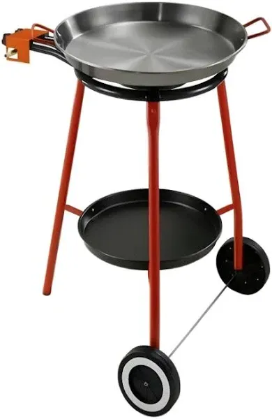La Paella Garcima Andreu Propane Wheeled Paella Burner Set
