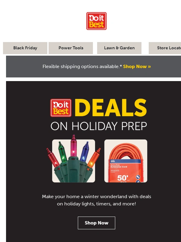 Do it Best - Limited-time deals on holiday prep!
