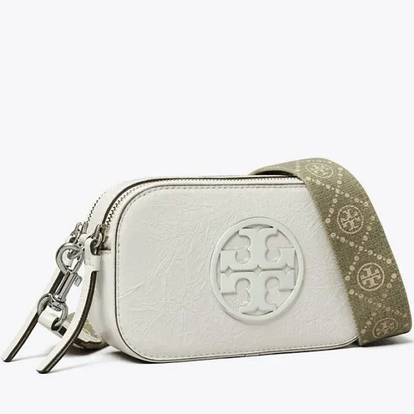 Tory Burch Mini Miller Crinkle Leather Crossbody Bag