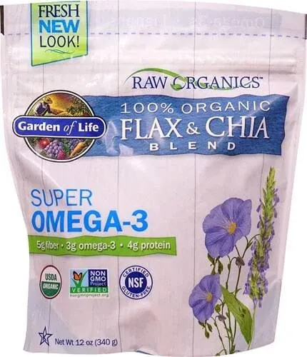 Garden Of Life Raw Organic Golden Flaxseed Chia Blend