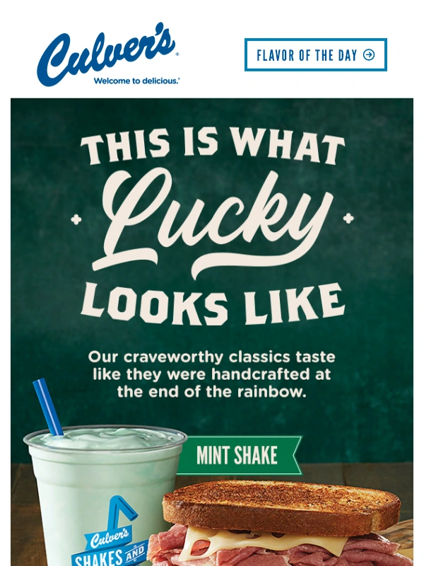 Culvers - Mealtime's Good Luck Charms ☘️