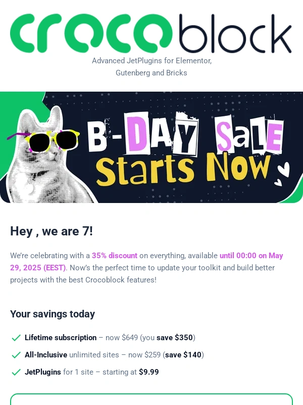 Crocoblock - Unlock 35% off all Crocoblock products!