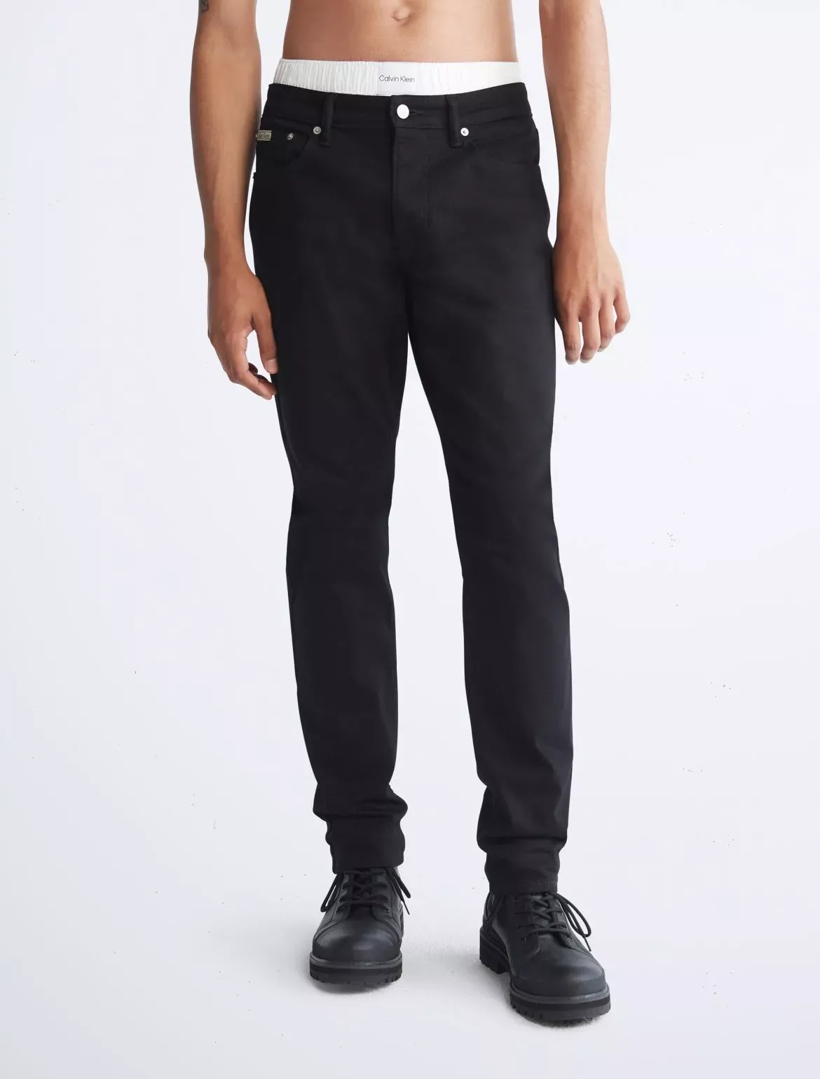 Calvin Klein Men's Slim Fit Jean - Black - 32W x 32L