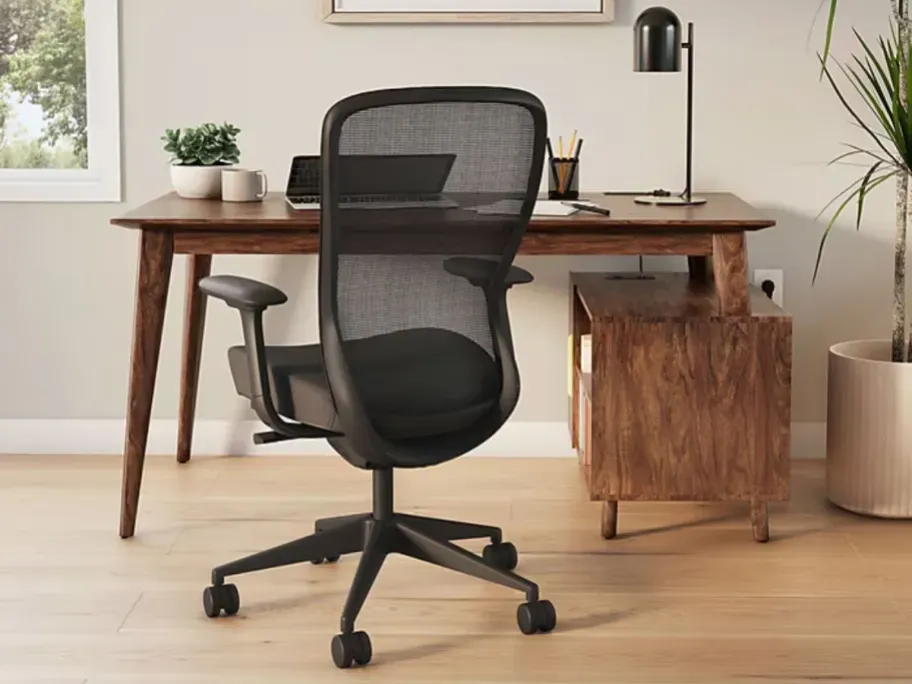 Union & Scale Mid-Century Modern Computer Desk w/ Storage