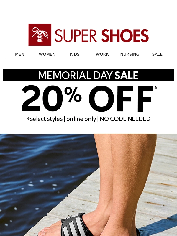 Super Shoes - Don't Miss Out: Memorial Day Deals! ☀️