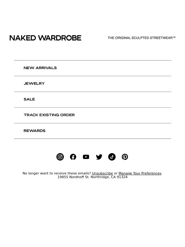 Naked Wardrobe - Good Morning - It's $30 Thursday