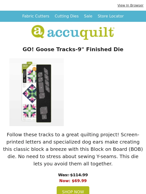 AccuQuilt - The Block Party You've Been Waiting For ?