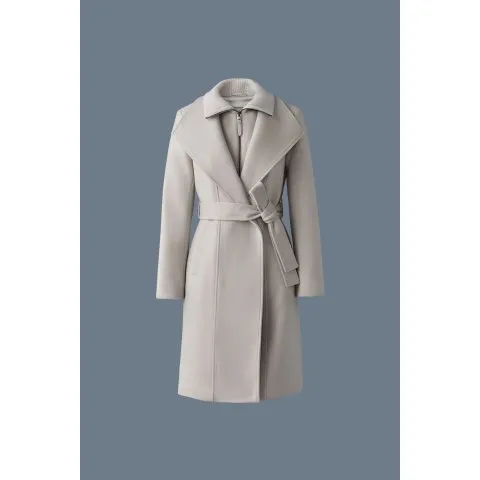 Mackage NORITA 2-in-1 double face wool coat with sash