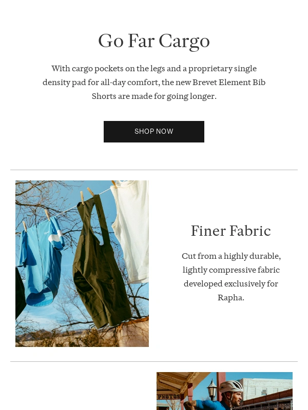 Rapha - New Brevet Element Cargo Bib Shorts