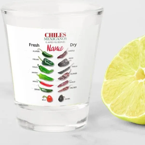 Chiles Fresh and Dry ThunderCove Shot Glass