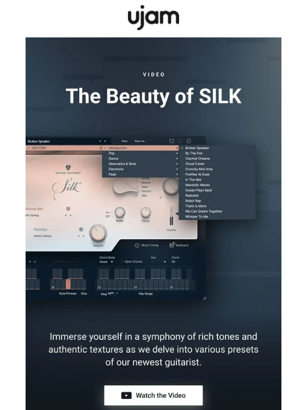 UJAM - ✨ The Beauty of Virtual Guitarist SILK 2 ✨