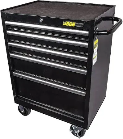 JEGS 5-Drawer Rolling Tool Cabinet 81461