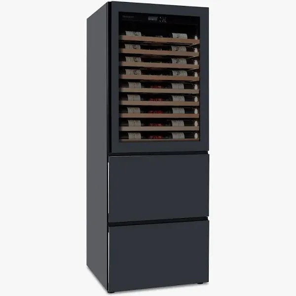 Concierge Smart Wi-Fi Wine Cellar With Dual Drawer Beverage Fridge-Right Hinge by Wine Enthusiast