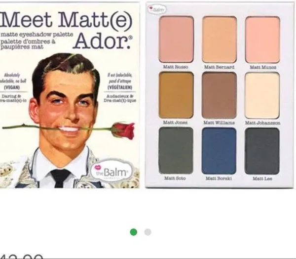 Thebalm Meet Matt Eyeshadow Palette