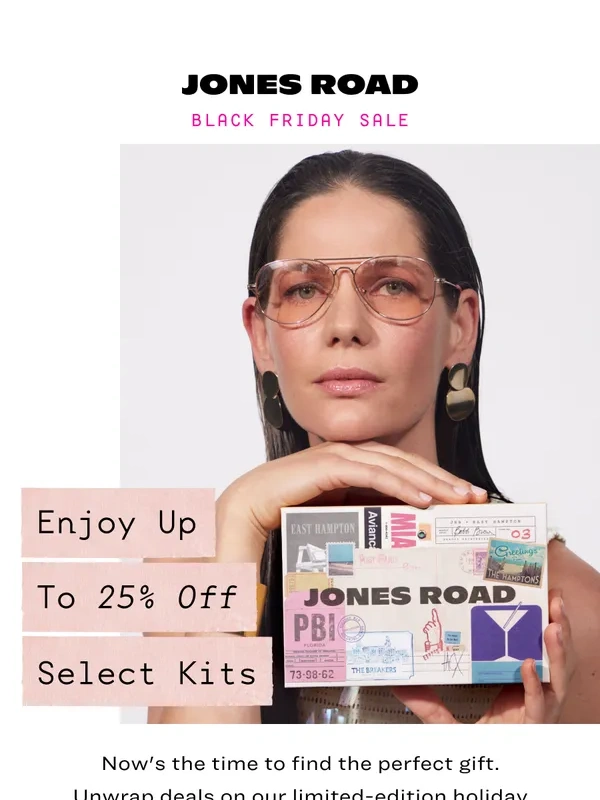 Jones Road - Good News on Holiday Kits