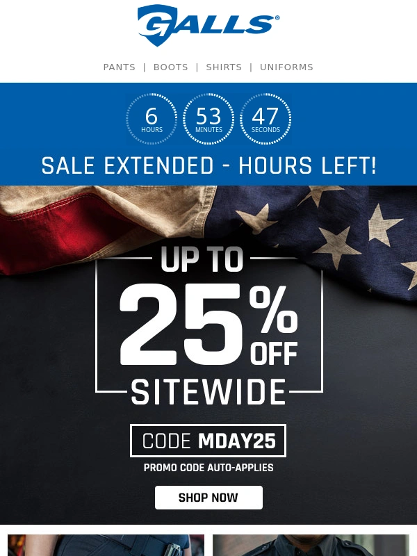 Galls - Hurry! Only HOURS left to Save!