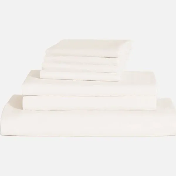Brooklinen Luxe Sateen Sheet Bundle Full Tandem Stripe