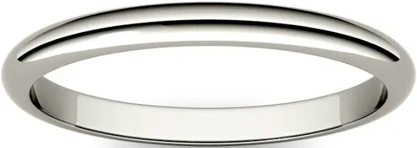 Charles & Colvard Domed Wedding Ring