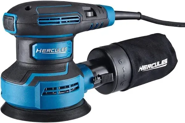 Hercules 3 Amp 5 in. Random Orbital Palm Sander with Soft Start