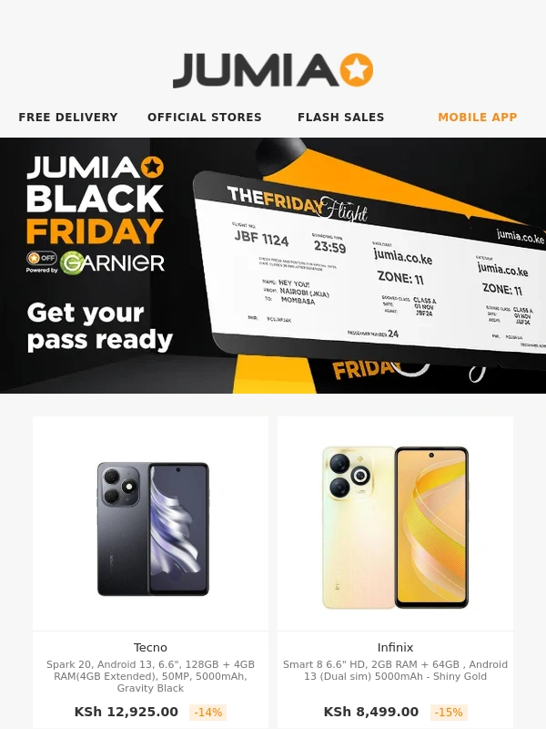 Jumia Kenya - New Phones,and Unbeatable Offers – Don’t Miss Out!