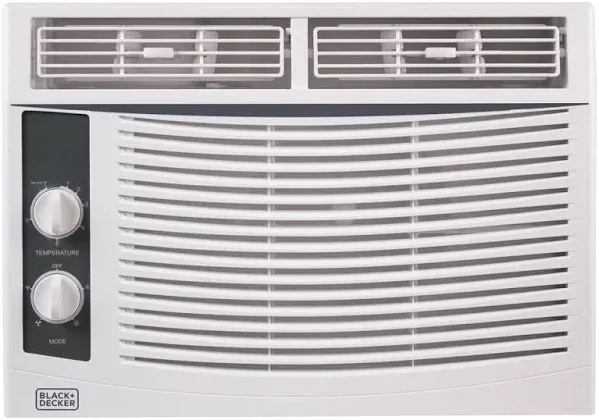 BLACK+DECKER BWAC05MWT 5,000 BTU Mechanical Window Air Conditioner