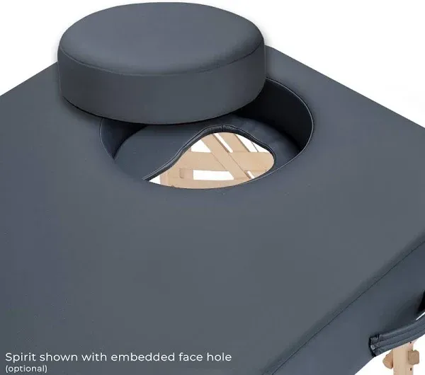 Spirit Portable Massage Table with Facehole and Plug