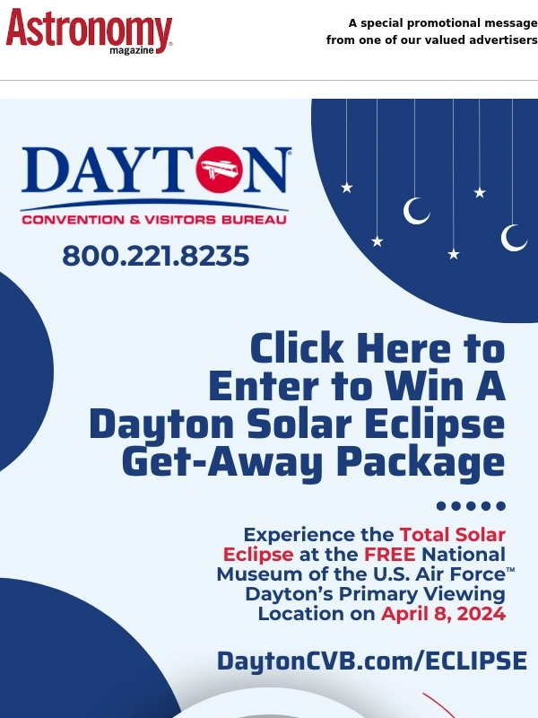 Astronomy - Get Mooned in DAYTON! Win A Getaway!