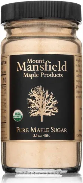 Mansfield Maple-Certified Organic Granulated Pure Vermont Maple Sugar